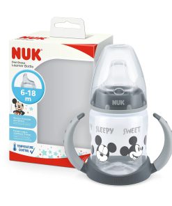 Nuk Tasse d'Apprentissage Mickey 6-18M Couleur Gris 150ml