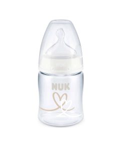 Nuk First Choice+ Biberon Temperature Control 0-6m Couleur Blanc 150ml