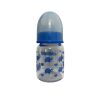 Bambini Micro Biberon Bleu en Verre 60ml