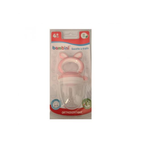 Bambini Sucette Fruit Rose 4m+