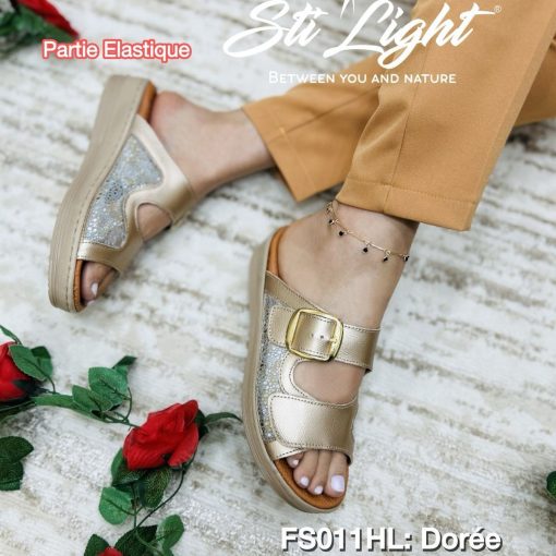 Sabot Orthopédique STI Femme Dorée FS011HL