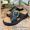 Sabot Orthopédique STI Femme Noir Croco AL05