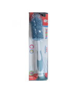 Bambini Brosse Biberon 2en1 Bleu Silicone