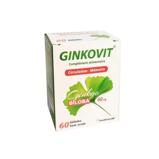 Ginkovit Circulation et Mémoire 60 Gélules