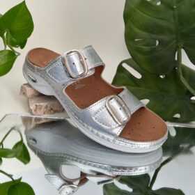 Sabot Orthopédique Ortholite Femme Argent