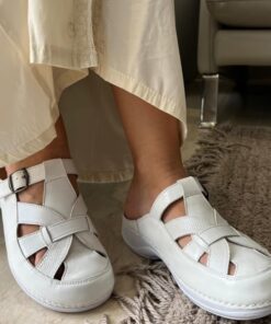 Sabot Orthopédique Ortholite Femme Blanc