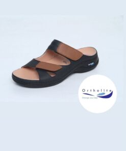 Sabot Orthopédique Ortholite Femme Noir Marron
