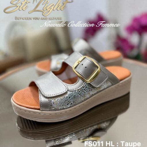 Sabot Orthopédique STI Femme Taupe FS011HL