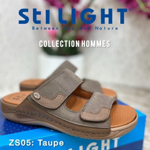 Sabot Orthopédique STI Homme Taupe ZS05