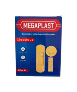 Megaplast Bandelettes Adhésives Prédécoupées 30 pièces