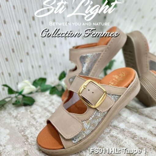 Sabot Orthopédique STI Femme Taupe 1 FS011HL
