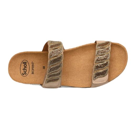 Sabot Orthopédique Scholl Femme Beige Doha 2 Straps