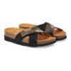 Sabot Orthopédique Scholl Femme Noir la Serena Strap