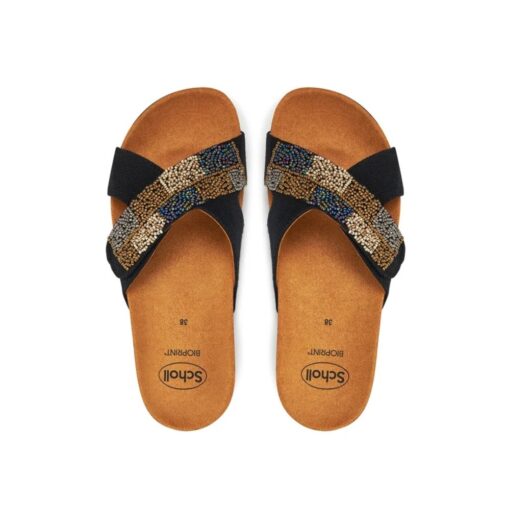 Sabot Orthopédique Scholl Femme Noir la Serena Strap