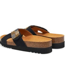 Sabot Orthopédique Scholl Femme Noir la Serena Strap