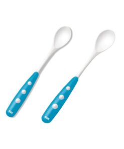 Nuk 2 Cuillères Couleur Bleu 6m+