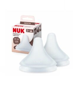 Nuk Lot de 2 Tétines Biberon Perfect Match 3m+