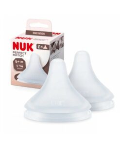 Nuk Lot de 2 Tétines Biberon Perfect Match 6m+