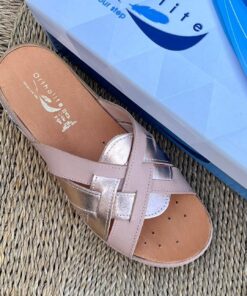 Sabot Orthopédique Ortholite Femme Rose Croisé