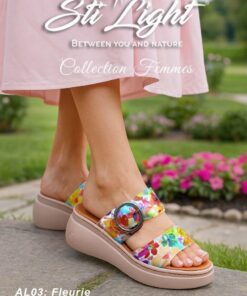 Sabot Orthopédique STI Femme Fleuri AL03