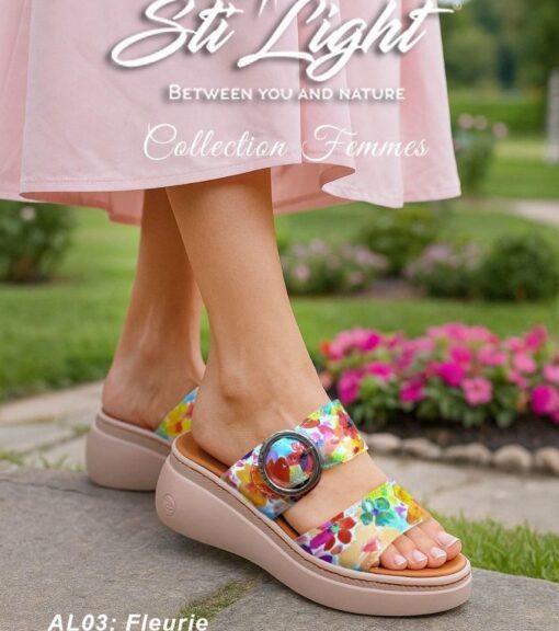 Sabot Orthopédique STI Femme Fleuri AL03