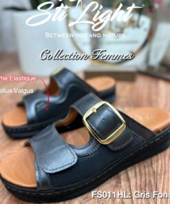 Sabot Orthopédique STI Femme Gris Foncé FS011HL