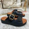 Sabot Orthopédique STI Femme Noir Croco FS011HL