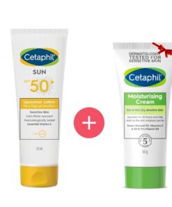 Cetaphil Pack Liposomale Lotion SPF50+ 50ml + Crème Hydratante 50ml (Gratuite)