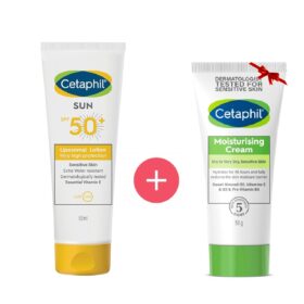 Cetaphil Pack Liposomale Lotion SPF50+ 50ml + Crème Hydratante 50ml (Gratuite)