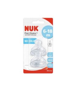 Nuk First Choice+ Lot de 2 Tétines Biberon 6-18m