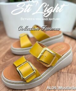 Sabot Orthopédique STI Femme Moutarde AL04