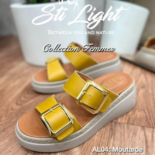 Sabot Orthopédique STI Femme Moutarde AL04