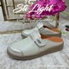 Sabot Orthopédique STI Femme Blanc Beige Doré AP013
