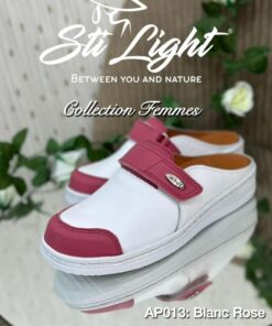 Sabot Orthopédique STI Femme Blanc Rose AP013