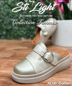 Sabot Orthopédique STI Femme Doré AL06