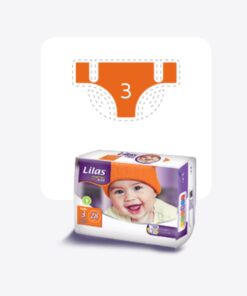 Lilas Confort Max Actif Pharmacie Couche Bébé 3ème Age Taille 3 5-10 kg 28 pièces