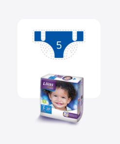 Lilas Confort Max Actif Pharmacie Couche Bébé 5ème Age Taille 5 15-25 kg 20 pièces