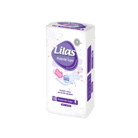 Lilas Serviette Maternité Super Pharmacie 15 Pièces