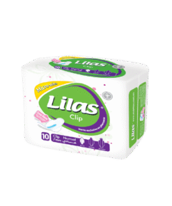 Lilas Serviettes Pharmacie Clip Micro Aérée Normal 10 Pièces