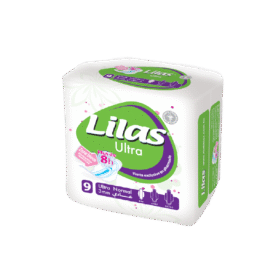 Lilas Serviettes Pharmacie Ultra Normal 9 Pièces
