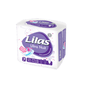 Lilas Serviettes Pharmacie Ultra Nuit 7 Pièces