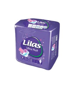 Lilas Serviettes Ultra Nuit 7 Pièces