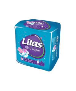 Lilas Serviettes Ultra Super 8 Pièces