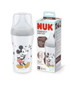 Nuk Biberon Perfect Match Disney Mickey Gris 3m+ 260ml