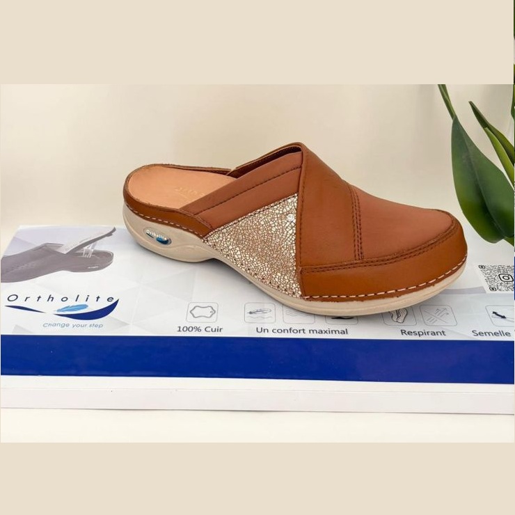 Sabot Orthopédique Ortholite Femme Caramel HV06