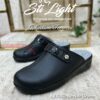 Sabot Orthopédique STI Femme Noir Croco EV012HL
