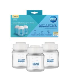 Canpol Babies 3 Pots de Conservation de Lait 120ml