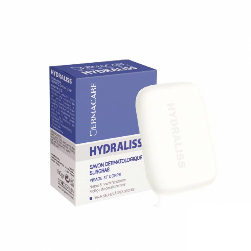 Dermacare Hydraliss Savon Dermatologique Surgras 130gr