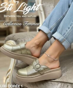 Sabot Orthopédique STI Femme Dorée 1 AL06