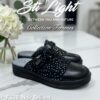 Sabot Orthopédique STI Femme Noir Brillant FS08